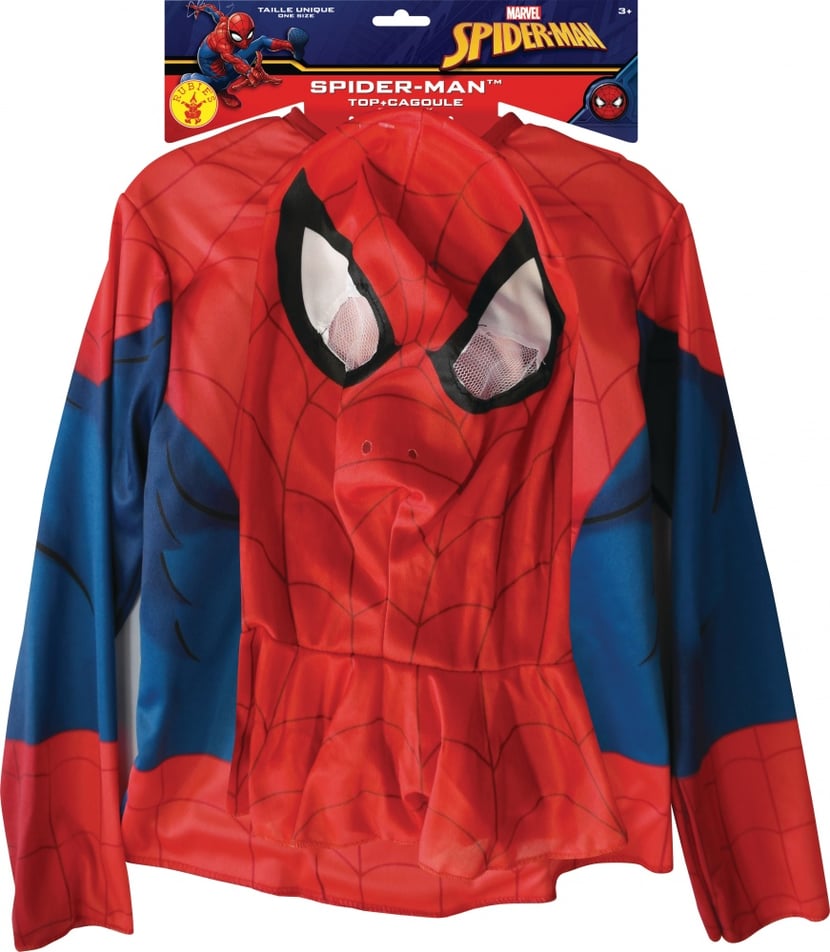 Costume Spiderman enfant cagoule