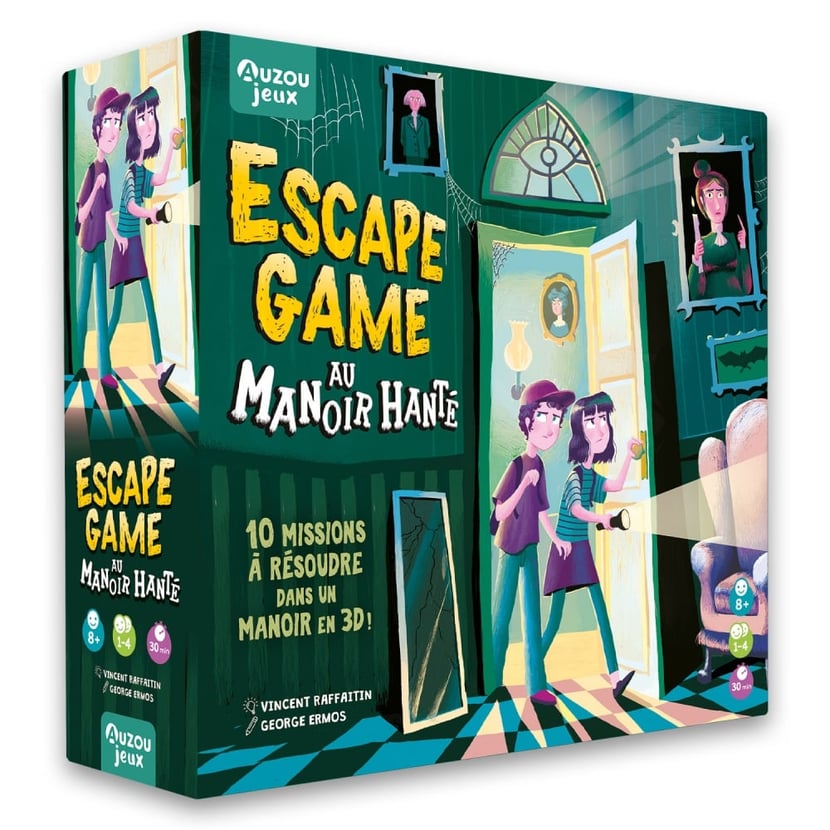 Escape Game - Manoir Hante - Jeux de société enfant