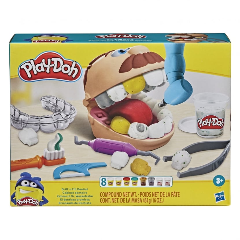 Jeu de société enfant avec Pâte à modeler Play-Doh Gob'Fou