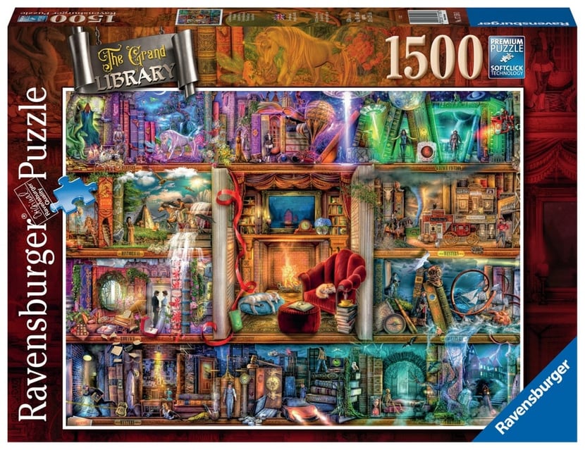 Puzzle 1500 pièces - La grande bibliothèque