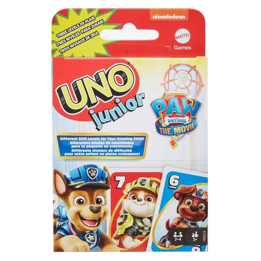 Mattel Games - Uno Junior La Pat'Patrouille - Jeu de cartes enfant