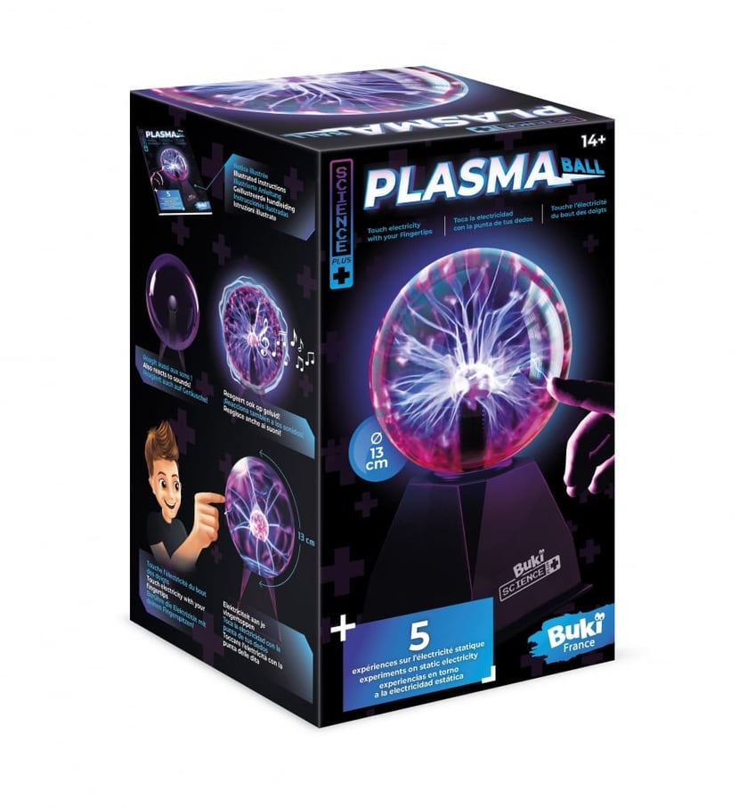 Boule plasma - 13 cm - Jeux Expériences scientifiques - Jeux scientifiques  - STEM - Jeux éducatifs