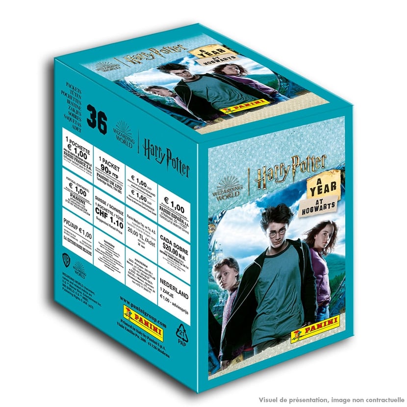 Carte Anniversaire Harry Potter et sa boîte coordonnée - CindraScrap