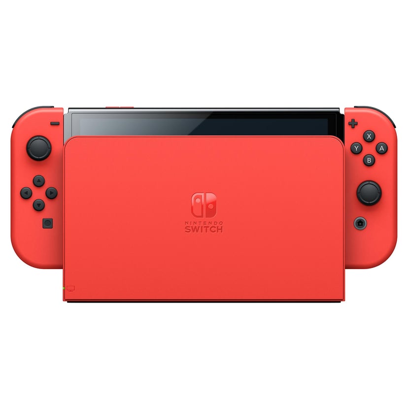 Nintendo Switch - Modèle OLED - Edition Mario - rouge - Consoles