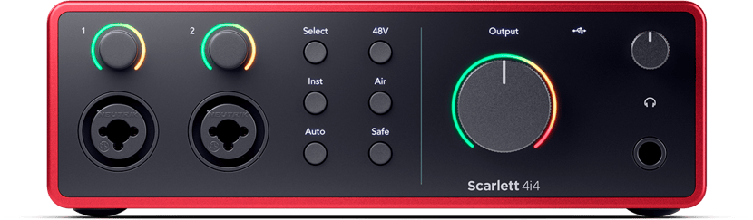 Focusrite Scarlett 4I4 4th Gen - Interface audio USB - Rouge | Cultura