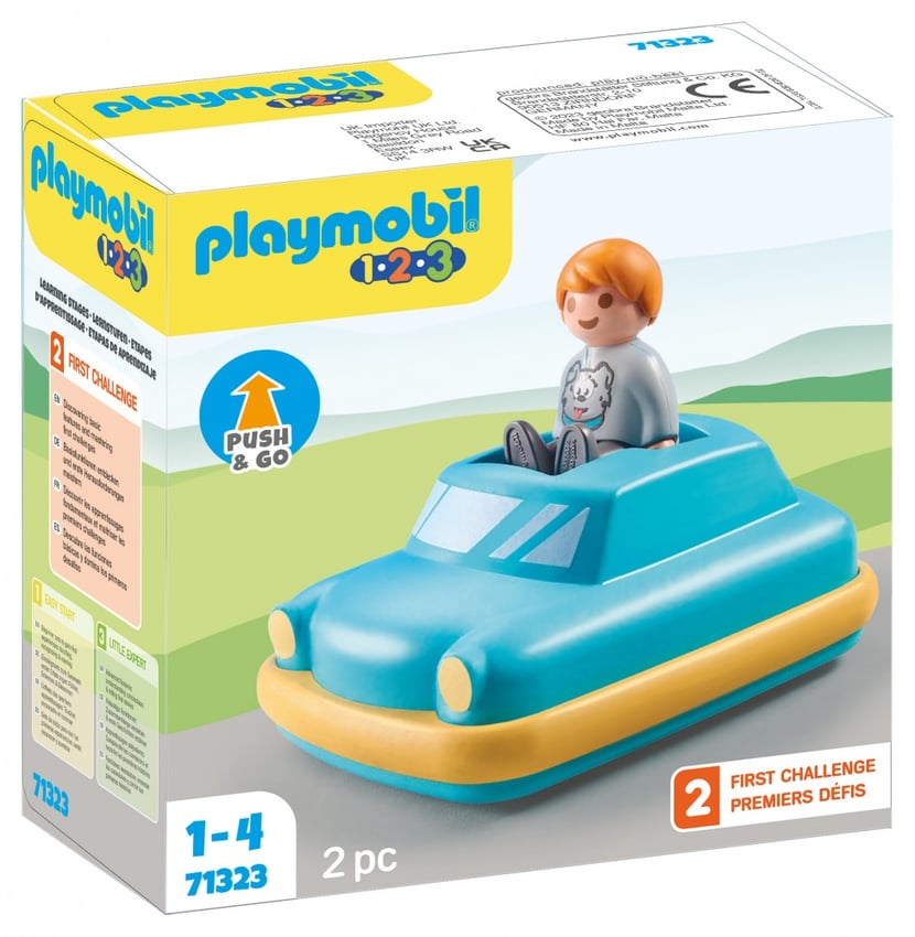 Playmobil® 1.2.3 - Enfant avec voiture interactive à moteur