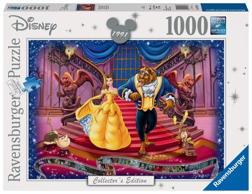 Ravensburger Puzzle 1000 pièces - La Belle et la Bête (Collection Disney)