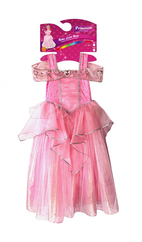 Déguisement - Princesse - rose - 5-6 ans - Déguisements pour Enfant - Se  déguiser et se maquiller - Fêtes et anniversaires