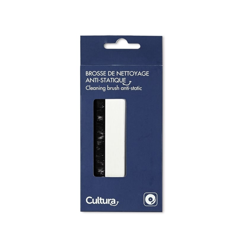 Brosse anti-statique pour disques vinyles Cultura