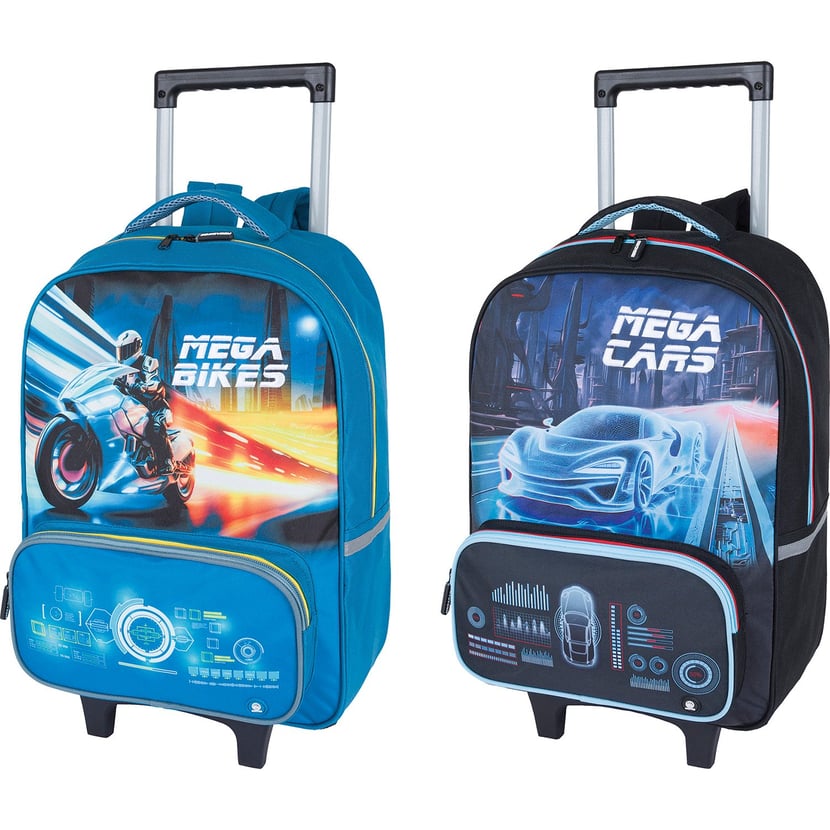 Oberthur Sac A Dos A Roulette Dinosaure Cartable A Roulette Garcon