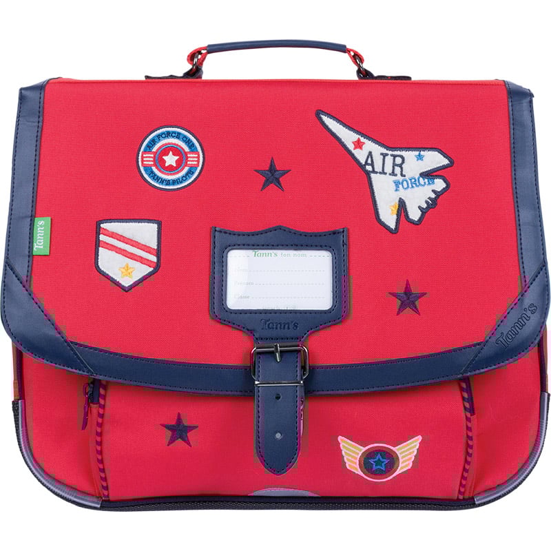 Cartable Tann's Rouge Les Fantaisies Antoine compartiments