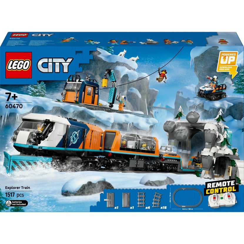 LEGO® 60470 - Le train express des explorateurs en Arctique - City