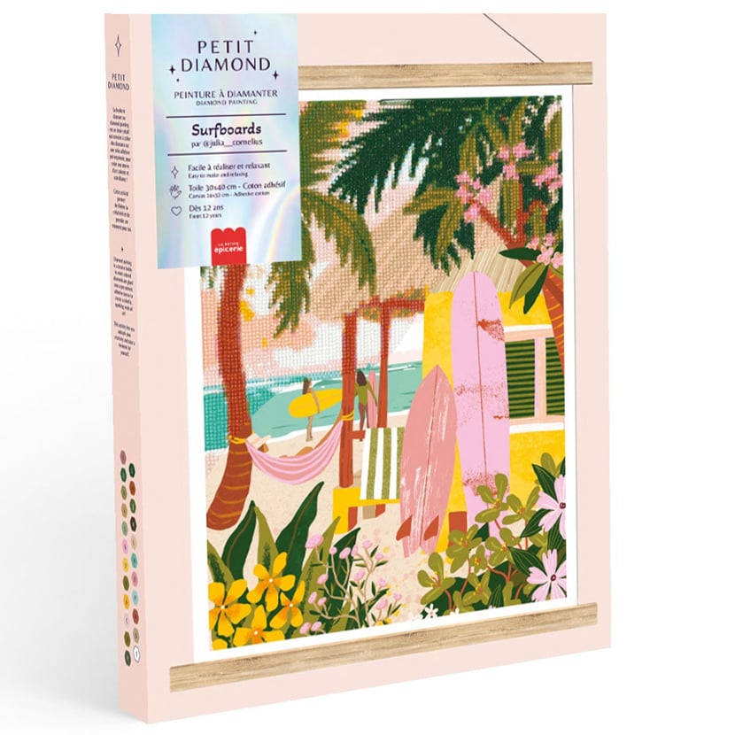 Diamond Painting La Petite Epicerie - Surfboards- Broderie diamant