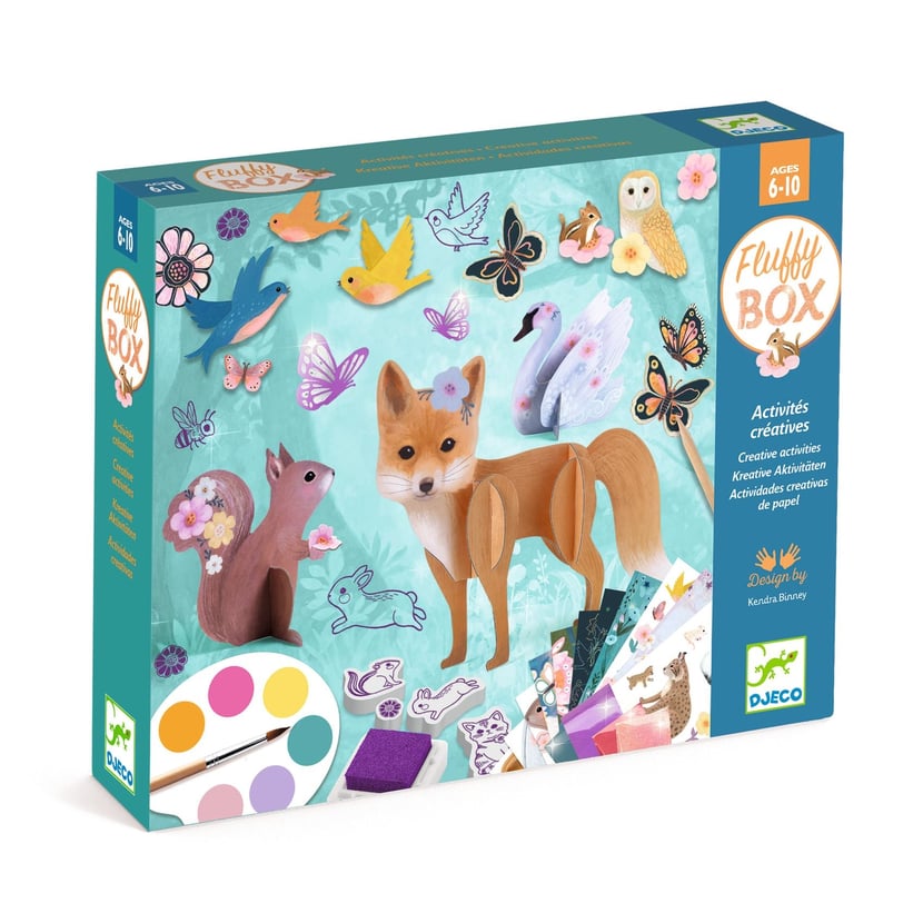 Coffret multi-activités Fluffy - Djeco - Coffrets Créatifs pour