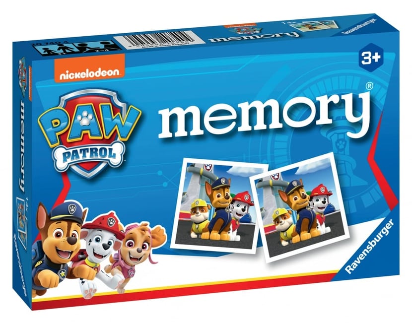 Grand memory® - Pat'Patrouille -4005556208876 - Ravensburger bleu