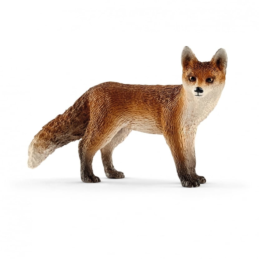 Figurine renard coloris marron en résine Waldi - 10 x 9 X 16 cm