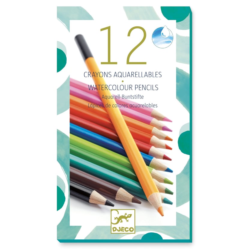 Crayon de couleur aquarellable Color'Peps Aqua 12 crayons
