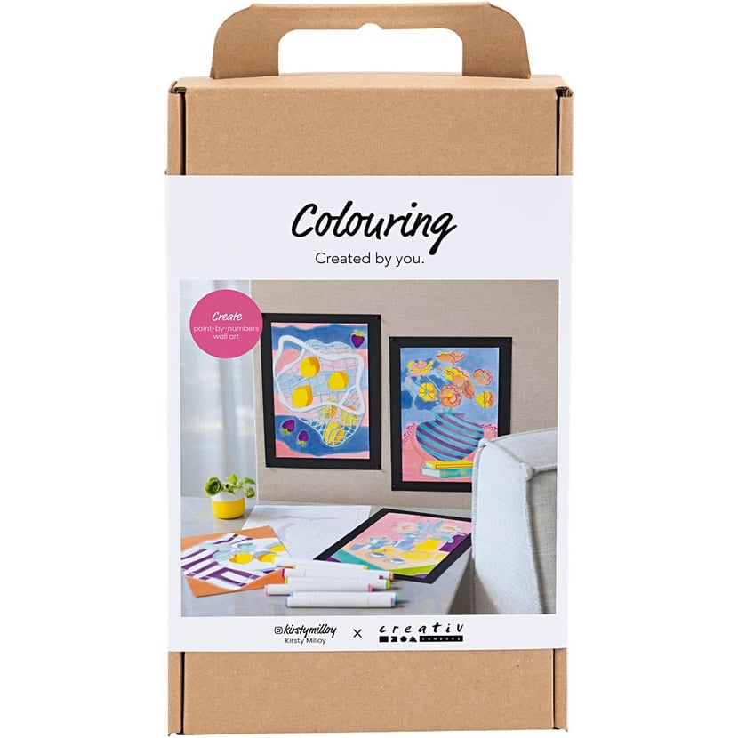 Kit de coloriage au numéro Créativ Company - Marqueurs set 2