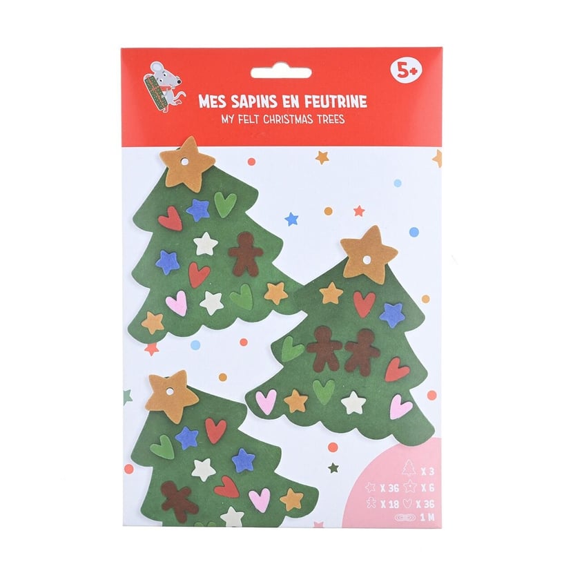 Sapins En Feutrine Adhésifs – 24 Pièces, 5x4 Cm, Vert, Pour Décorations De Noël Et Cartes