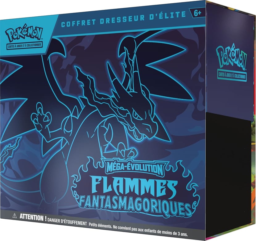 Coffret dresseur d'élite Pokémon : Méga-Evolution Flammes fantasmagoriques