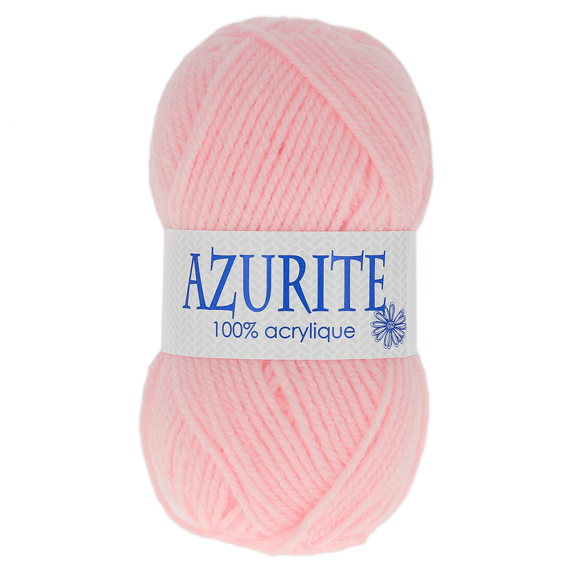 Lana Azurite 100% Acrilico, 10 Gomitoli Da 50g, Colore 3011 Rosa Chiaro, Ferri 3-4, Lavabile In Lavatrice - 2