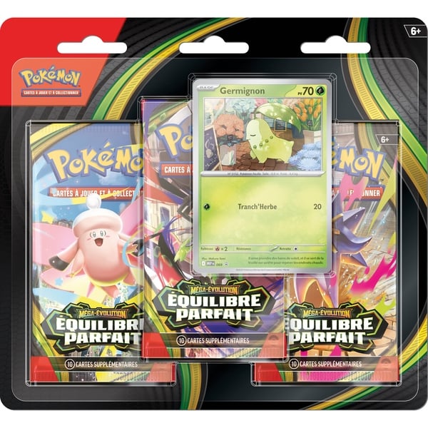 Lot de 3 boosters Pokémon : Equilibre parfait