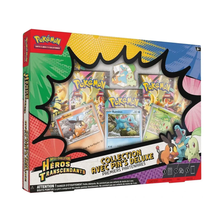 Coffret Deluxe Pokémon : Méga-evolutions : Héros transcendants