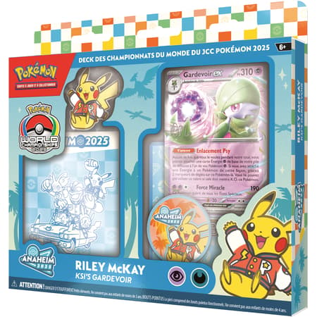 Deck des championnats du monde 2025 - Pokémon - Modèle aléatoire - Vendu à l'unité