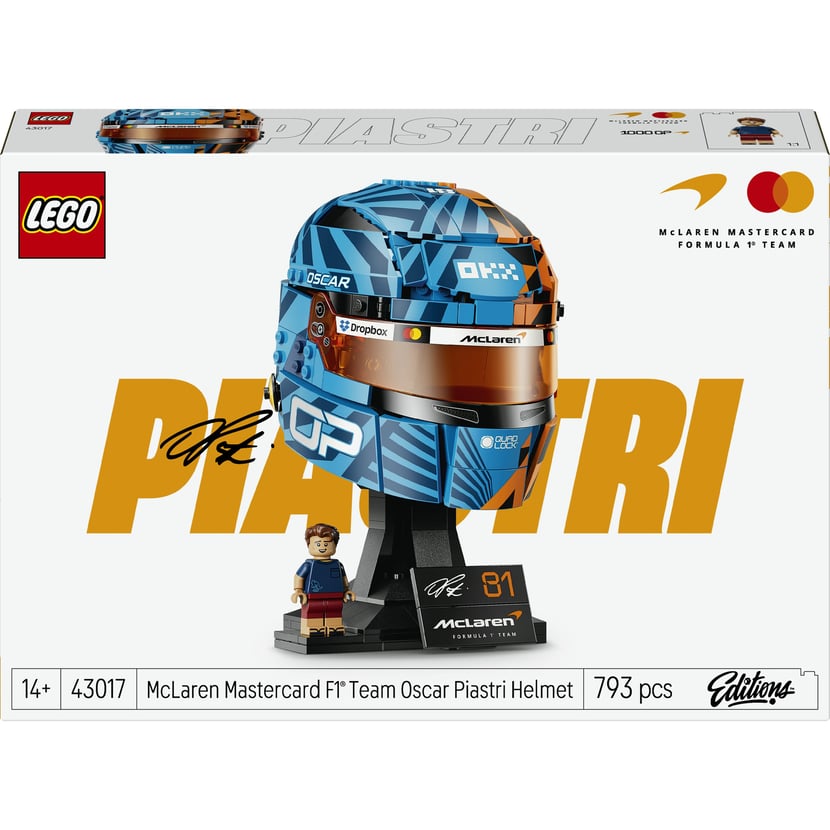 LEGO® 43017 - McLaren Mastercard F1® Team casque d'Oscar Piastri - LEGO Editions