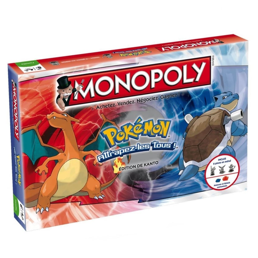 Monopoly Pokémon Edition Board Game Ages 8 and Up 2 to 4 Players Kids Games for Monopoly Pokémon Edition Board Game Ages 8 and Up 2 to 4 Players Kids Games for
