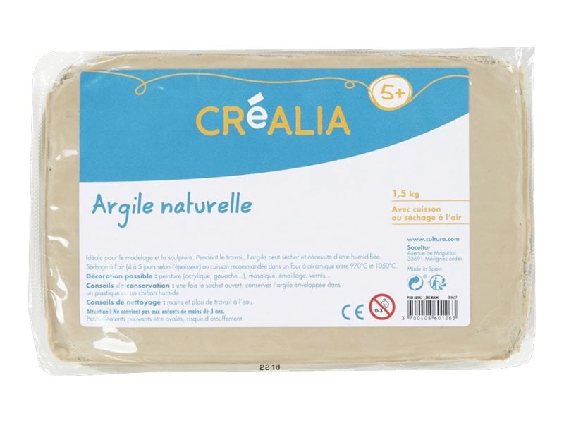 Argile PLUS® blanche - 5kg