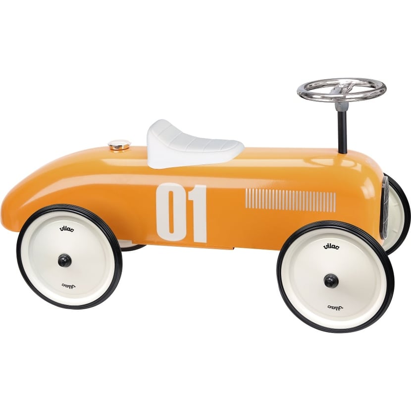 Porteur voiture vintage Vilac - métal - orange