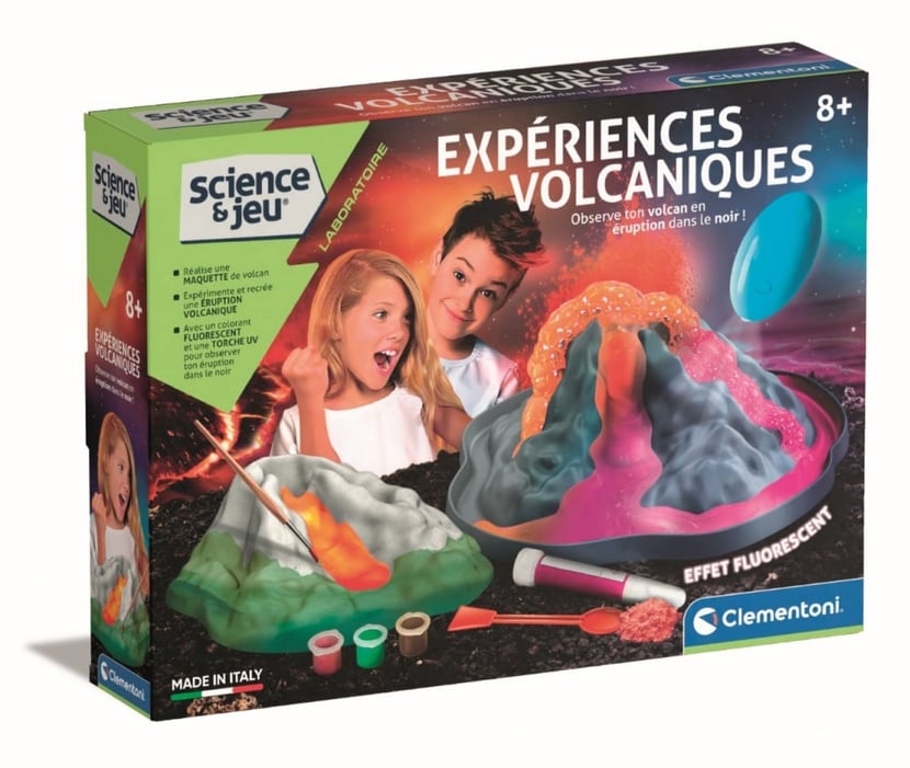 Kits scientifiques pour enfants, plus de 360 expériences scientifiques, y  compris un kit scientifique volcan, un