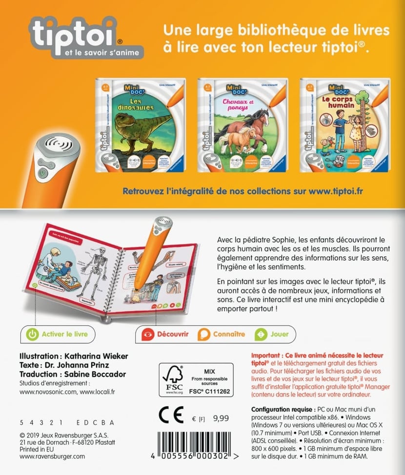 Stylo pour Lecteur Interactif Tiptoi - jeux-educatifs-interactifs