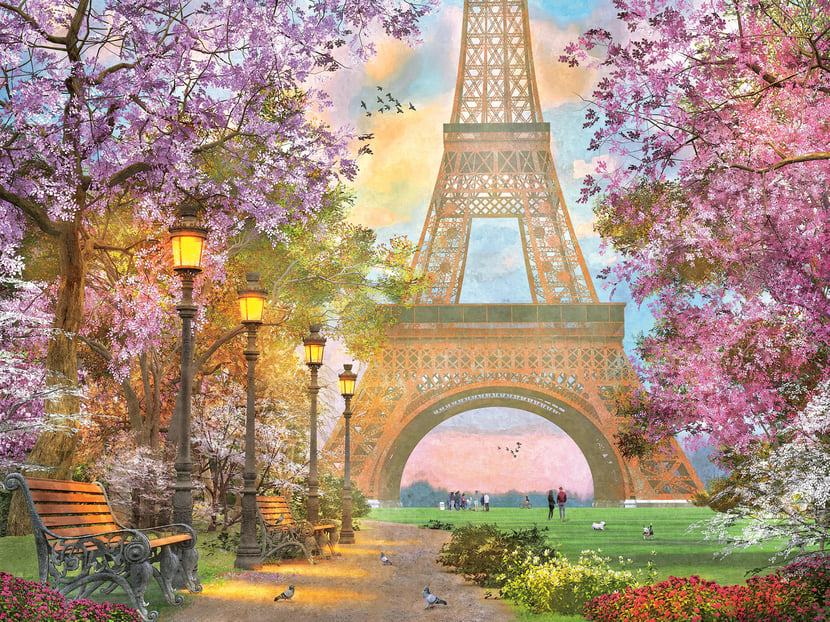 Puzzle Adulte - Le printemps à Paris 500 pièces