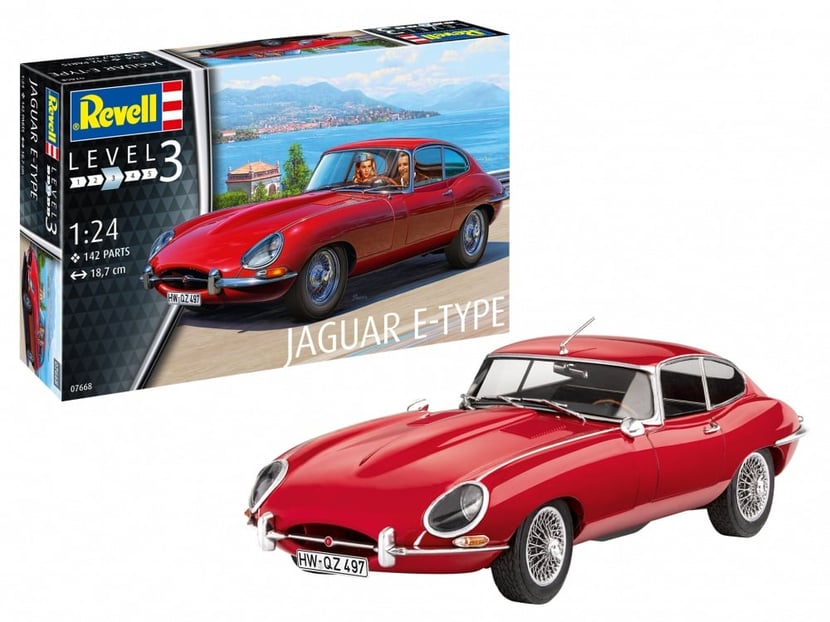 Maquette de voiture Revell Jaguar E-Type Coupé - Kits maquettes