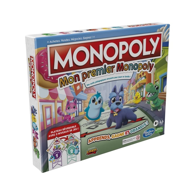 Hasbro Monopoly junior - Jeu de stratégie - Achat & prix