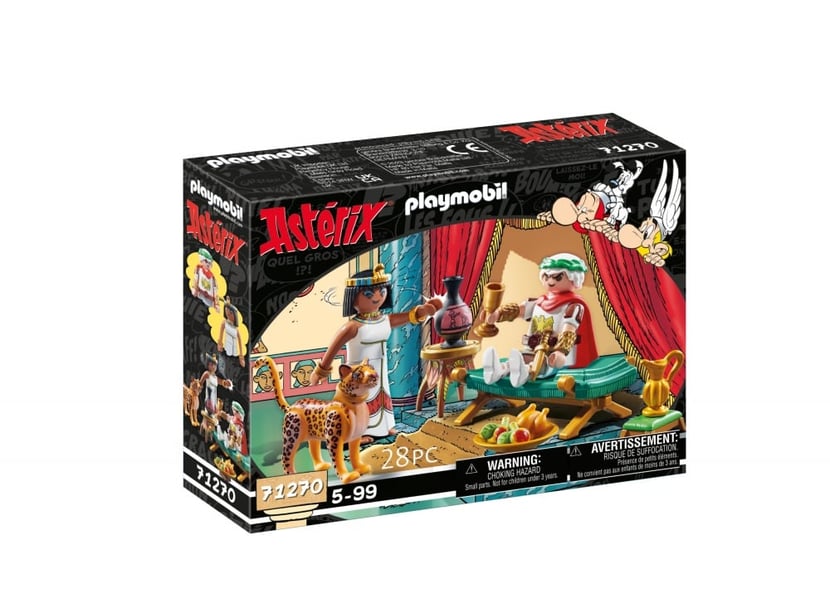 Playmobil® - Astérix : césar et cléopâtre - 71270 - Playmobil® Astérix -  Jeux d'imagination
