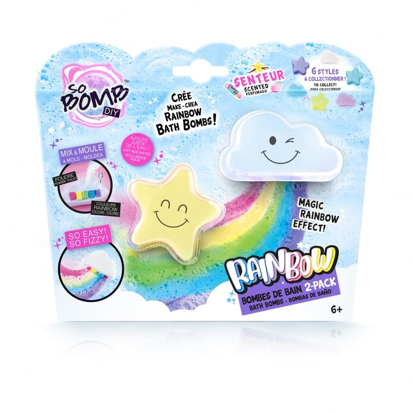 Bombe de bain lumineuse SO BOMB - Pack de 2 - Canal Toys - Parfumée et  colorée