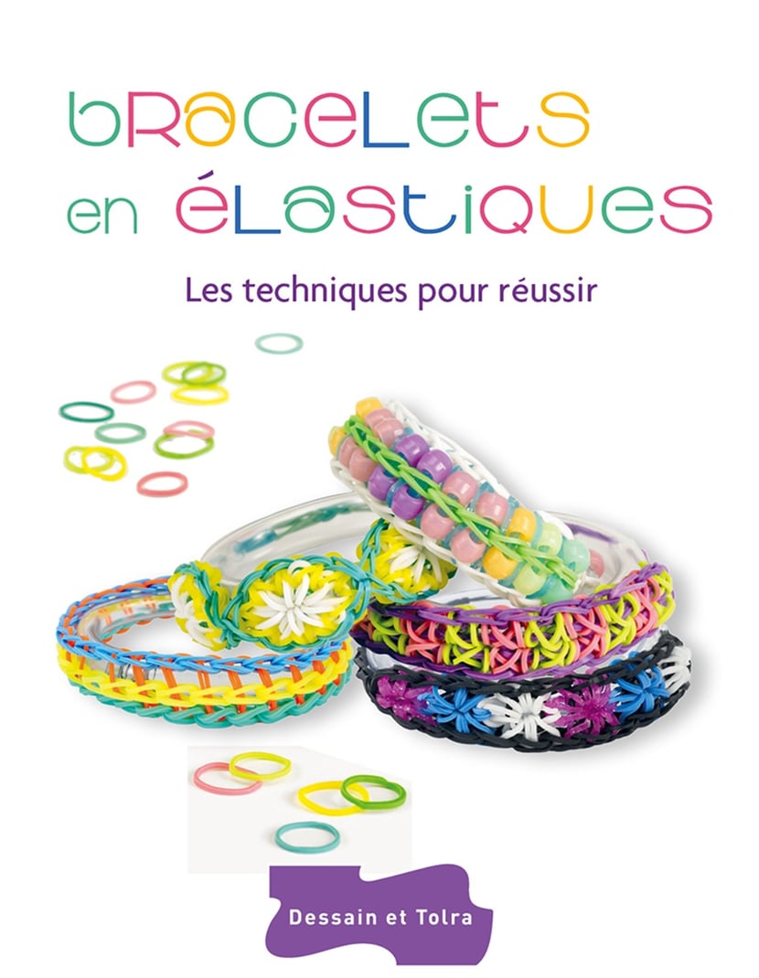Elastique Bracelet Kit, Bricolage Elastique Enfant Elastiques pour