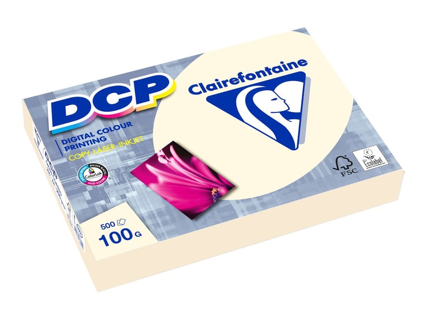 CLAIREFONTAINE Carton 2500 Feuilles Papier 100g A4 210x297 mm Certifié FSC  Blanc - Ramette de papier - LDLC