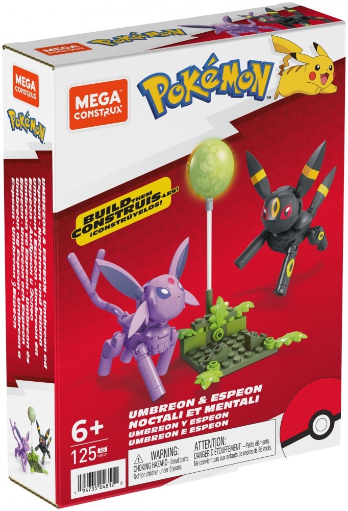 Mega Construx Pokemon Noctali et Mentali a assembler Briques de construction Des 6 ans