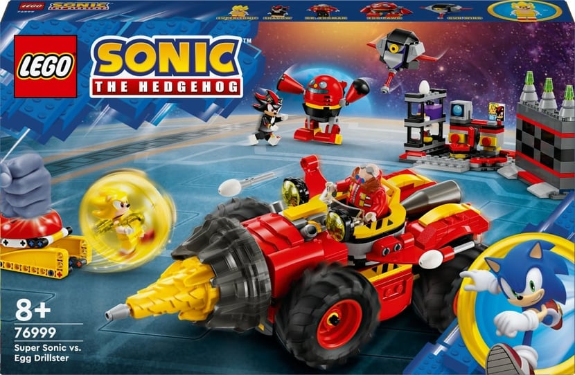 LEGO® 76999 Super Sonic contre Egg Drillster Sonic Jeux de