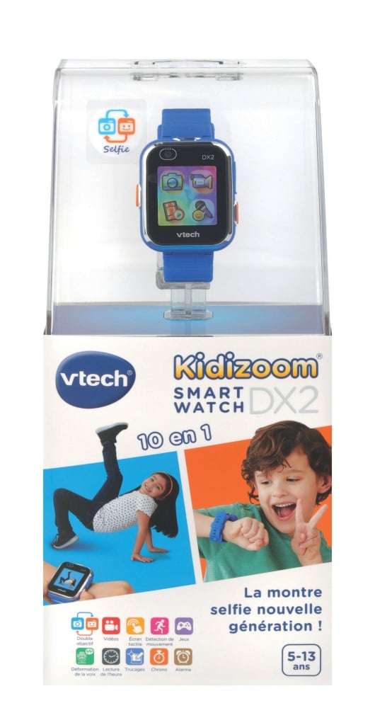Montre connectée Kidizoom pour garçon - Bleu - Vtech