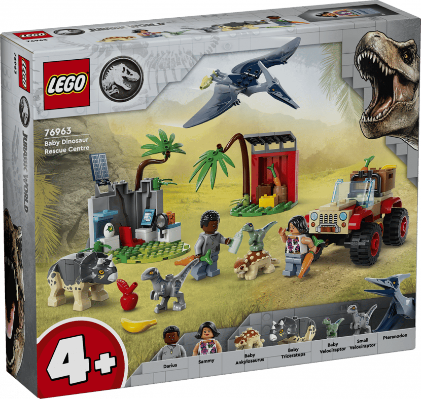LEGO® 76963 - Le centre de sauvetage des bébés dinosaures - LEGO® Jurassic  World™ - Jeux de construction