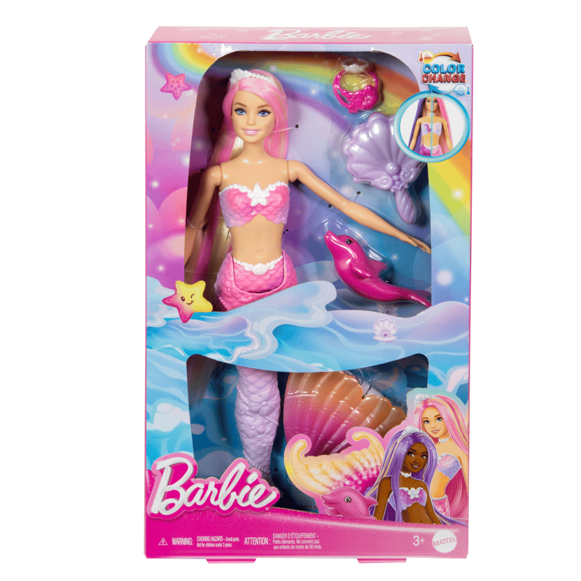 Barbie sirene magique Mattel Jeux d imagination Cultura