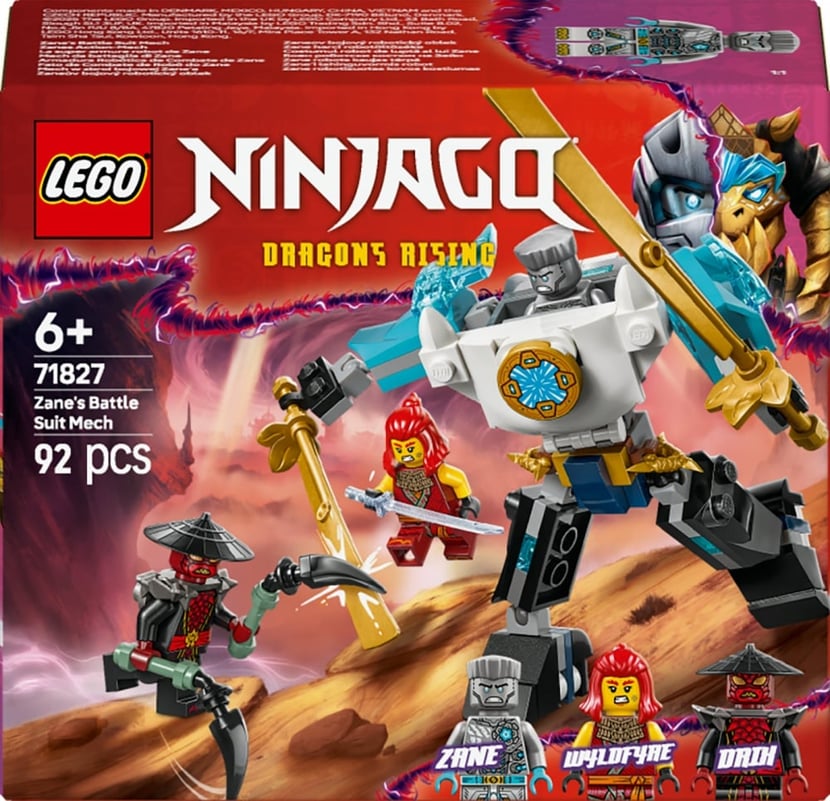 LEGO® 71827 La super armure robot de Zane LEGO® NINJAGO