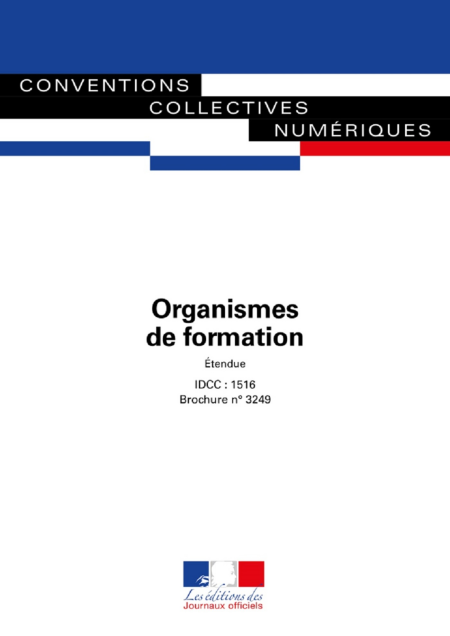 Organismes de formation - Convention collective nationale - IDCC : 1516 ...