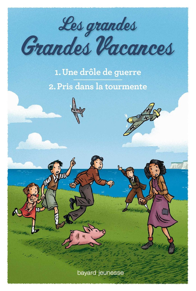 Compilation Les grandes grandes vacances : Une drôle de guerre, Pris dans  la tourmente - Une drôle de guerre - Pris dans la tourmente : Emile Bravo -  9782747072984 | Cultura