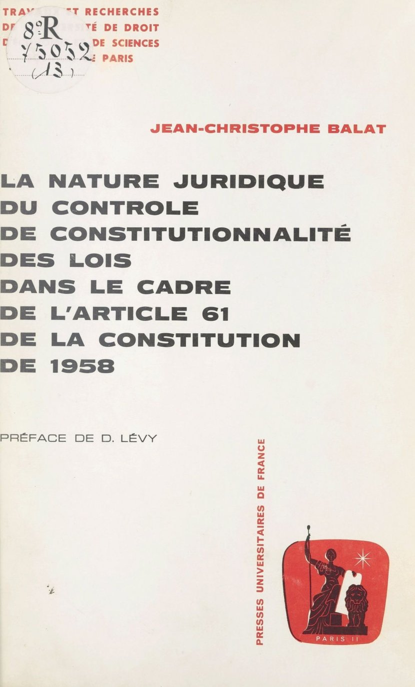 Article 61 De La Constitution